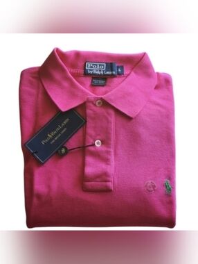 Polo Ralph Lauren: Classic Fit Mesh Polo Shirt - Men's Large